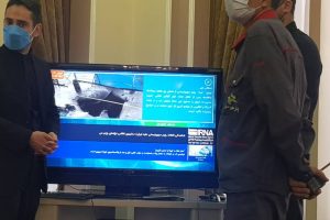 خبرخوان ایرنا در پاویون دولت